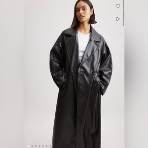 Brand New Nakd Leather Trench coat
